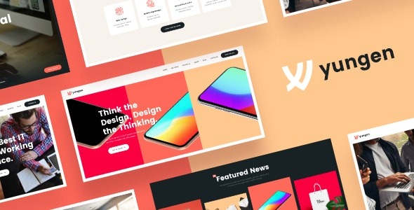 Yungen 1.0.13 – Modern Digital Agency Business WordPress Theme