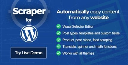 Scraper - Content Crawler Plugin for WordPress
