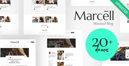 Marcell - Personal Blog & Magazine WordPress Theme