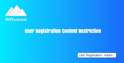 User Registration Content Restriction