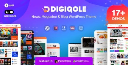 Digiqole - News Magazine WordPress Theme