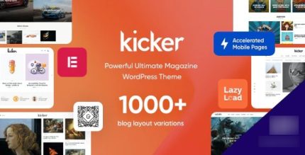 Kicker - Multipurpose Blog Magazine WordPress Theme