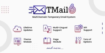 Tmail - Multi Domain Temporary Email System