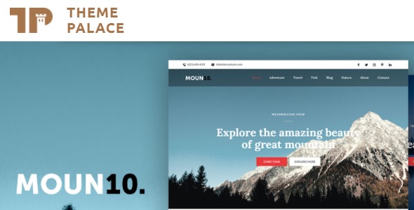 Moun10 Pro 1.0.1 – Theme Palace WordPress Theme