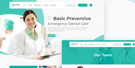 Venus - modern theme for medicine and clinics websites