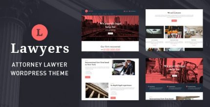 Lawyers - Responsive Business WordPress Theme