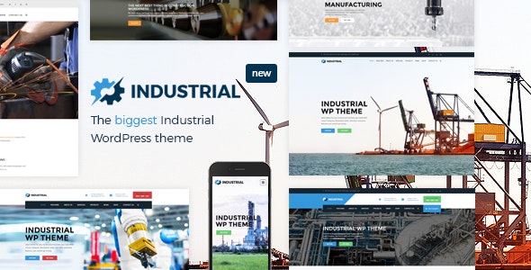 Industrial 1.8.0 – Factory Business WordPress Theme