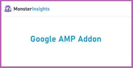 MonsterInsights Google AMP Addon