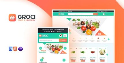 Groci - Organic Food Market Theme
