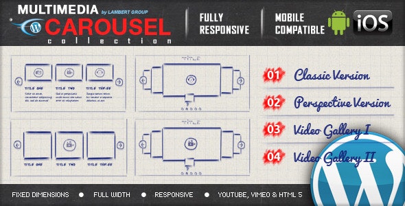 Multimedia Responsive Carousel 2.6.1 – WordPress Plugin