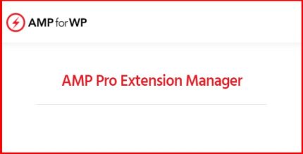 AMP Pro Extension Manager