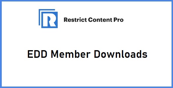 Restrict Content Pro EDD Member Downloads 1.0.6