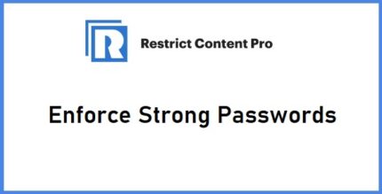 Restrict Content Pro Enforce Strong Passwords