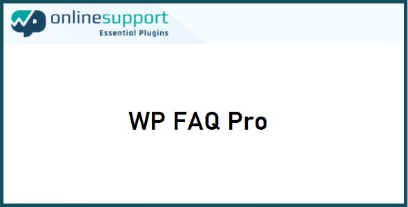 WP OnlineSupport WP FAQ Pro 1.7.3