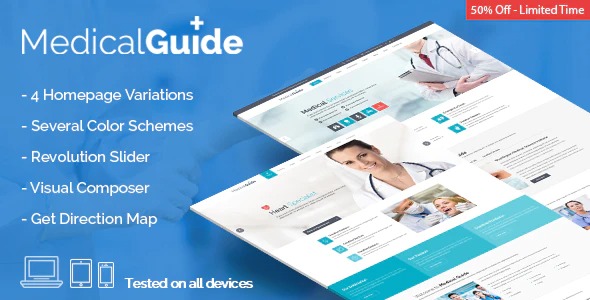 MedicalGuide 3.0.1 – Health and Medical WordPress Theme