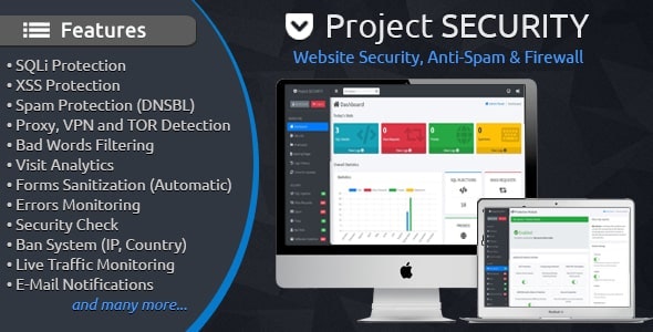 Project SECURITY 5.0.5 – Website Security, Anti-Spam & Firewall
