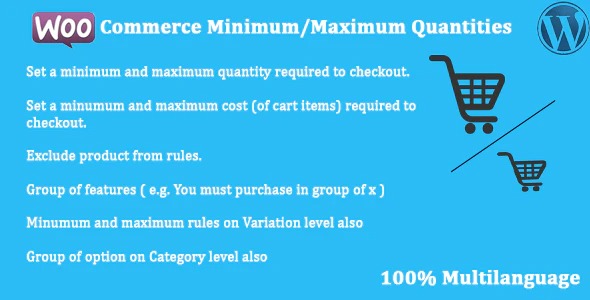 WooCommerce Minimum/Maximum Quantities