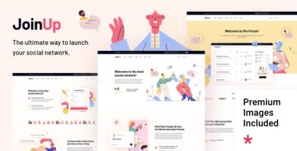 Join Up - BuddyPress Community Theme