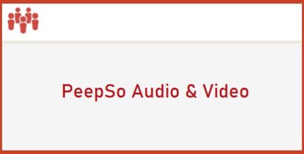 PeepSo Audio & Video