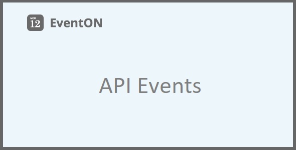 EventOn API Events 2.0
