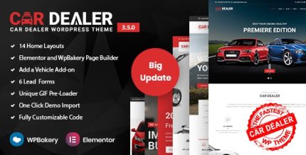 Car Dealer - Automotive Responsive WordPress Theme