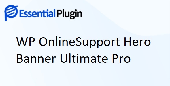 WP OnlineSupport Hero Banner Ultimate Pro 1.4