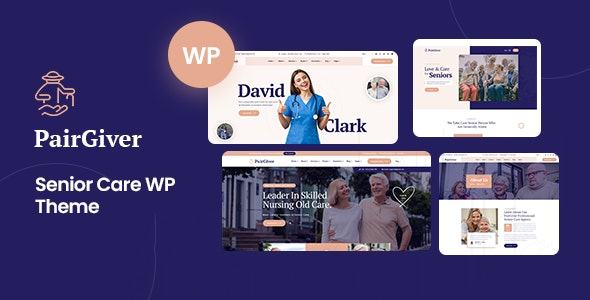 PairGiver 1.0 – Senior Care WordPress Theme