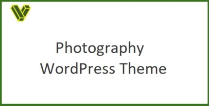 Photography - WordPress Theme