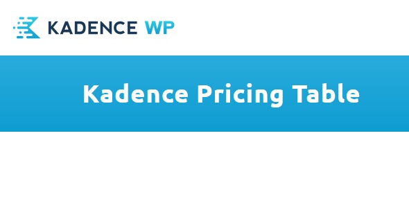 Kadence Pricing Table 1.0.11
