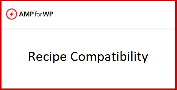 Recipe Compatibility for AMP 1.0.3