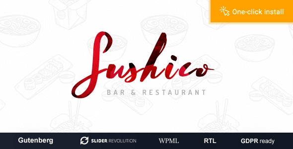 Sushico 1.2.9 – Sushi and Asian Food Restaurant WordPress Theme