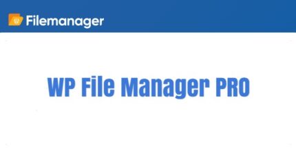 WP File Manager PRO - Manage your WP files
