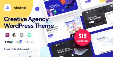Abstrak - Creative Agency Theme