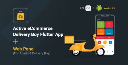 Active eCommerce Delivery Boy Flutter App