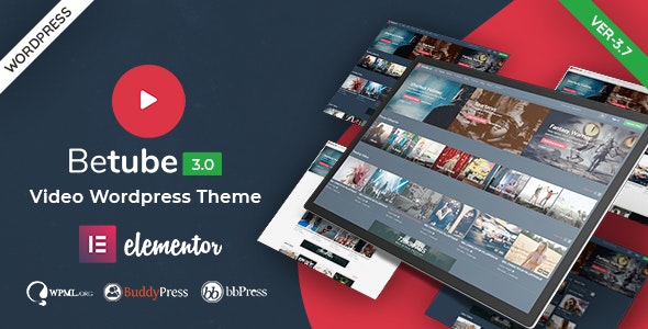 Betube 3.0.17 – Video WordPress Theme
