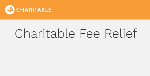 Charitable Fee Relief 1.2.5