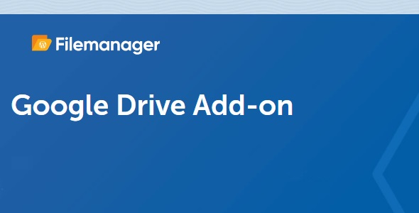 File Manager Google Drive Addon (Premium)