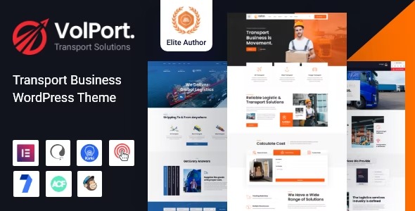 Volport 2.0.1 – Logistics & Transport WordPress Theme