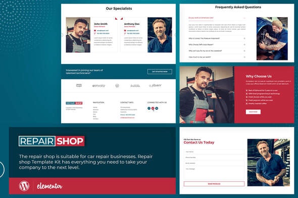 Repair Shop – Template Kit