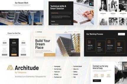 Architude - Architecture Elementor Template Kit