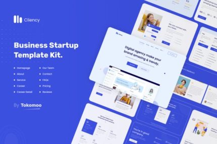 Clientcy - Business & Startup Elementor Template Kit