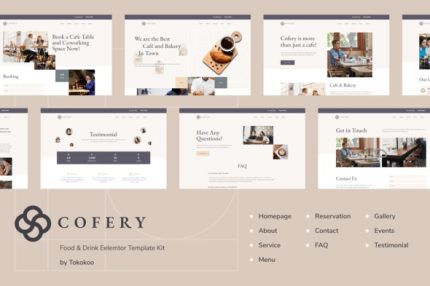 Cofery - Restaurant & Cafe Elementor Template Kit