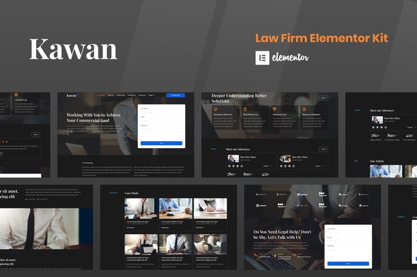 Kawan – Law Firm Elementor Template Kit