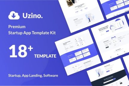 Uzino - Startup App Elementor Template Kit