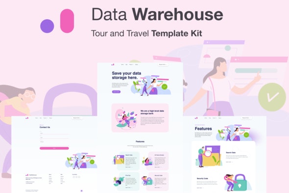 Stroranger – Data Warehouse Elementor Template Kit