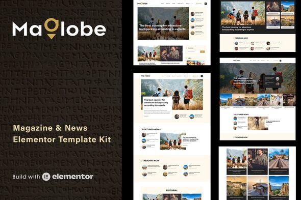 Maglobe – Magazine & News Elementor Template Kit