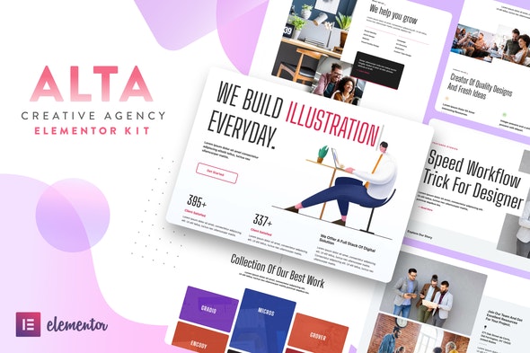 ALTA – Creative Agency Elementor Template Kit