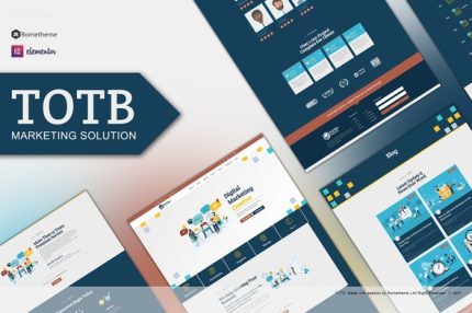 TOTB - Marketing Solution Elementor Template kit