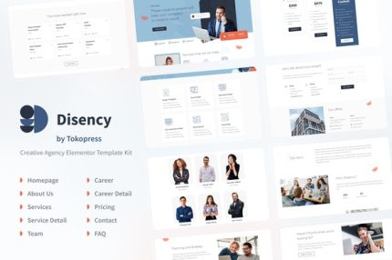 Disency - Agency Elementor Template Kit