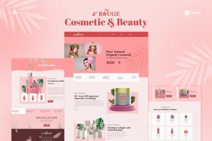 Drouge - Cosmetic Elementor Template Kit